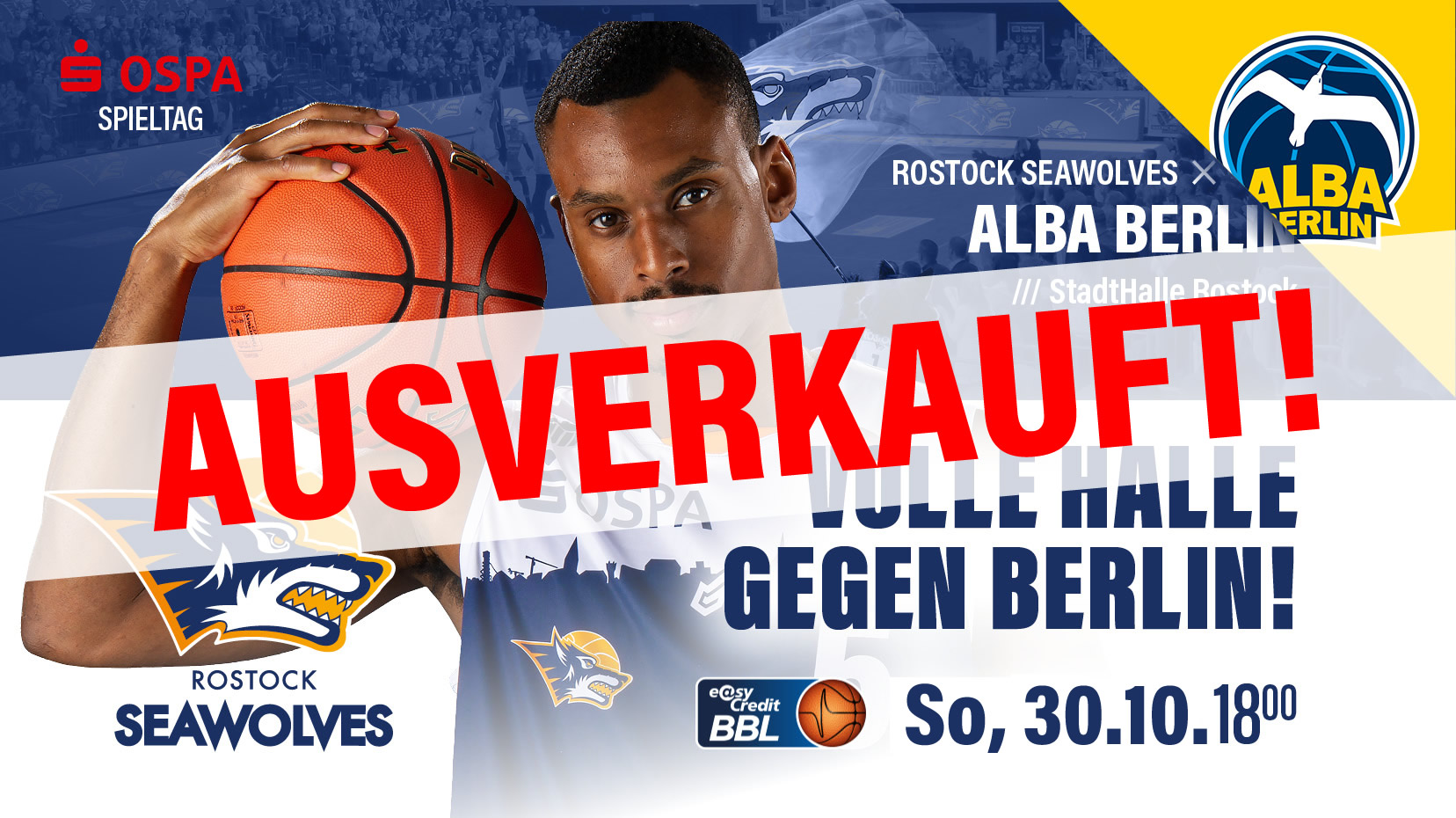 Ausverkauftes Basketballfest gegen ALBA Berlin