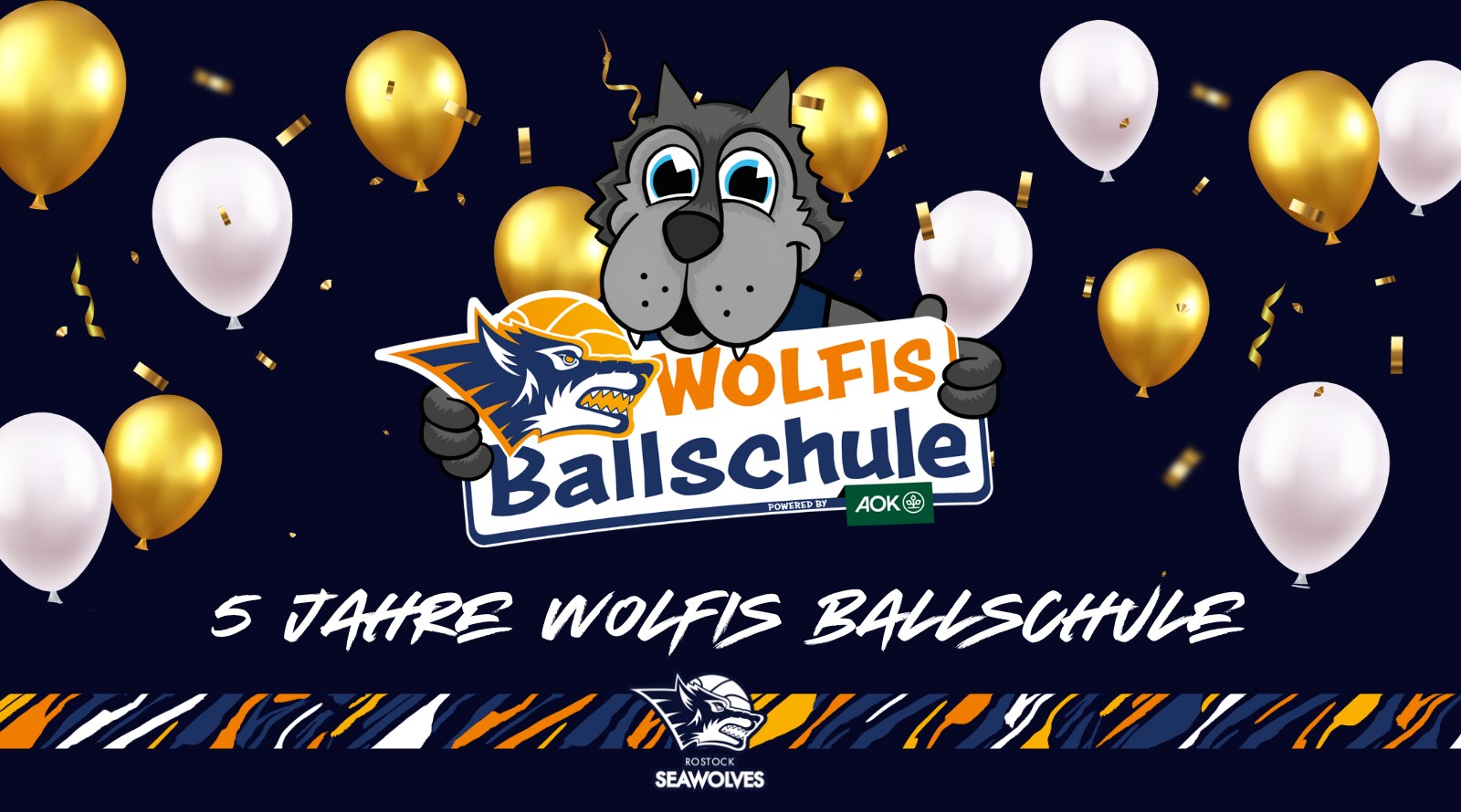 “Wolfis Ballschule” feiert Jubiläum! 5 Jahre sportliches Aufwachsen für KITA-Kids in Rostock