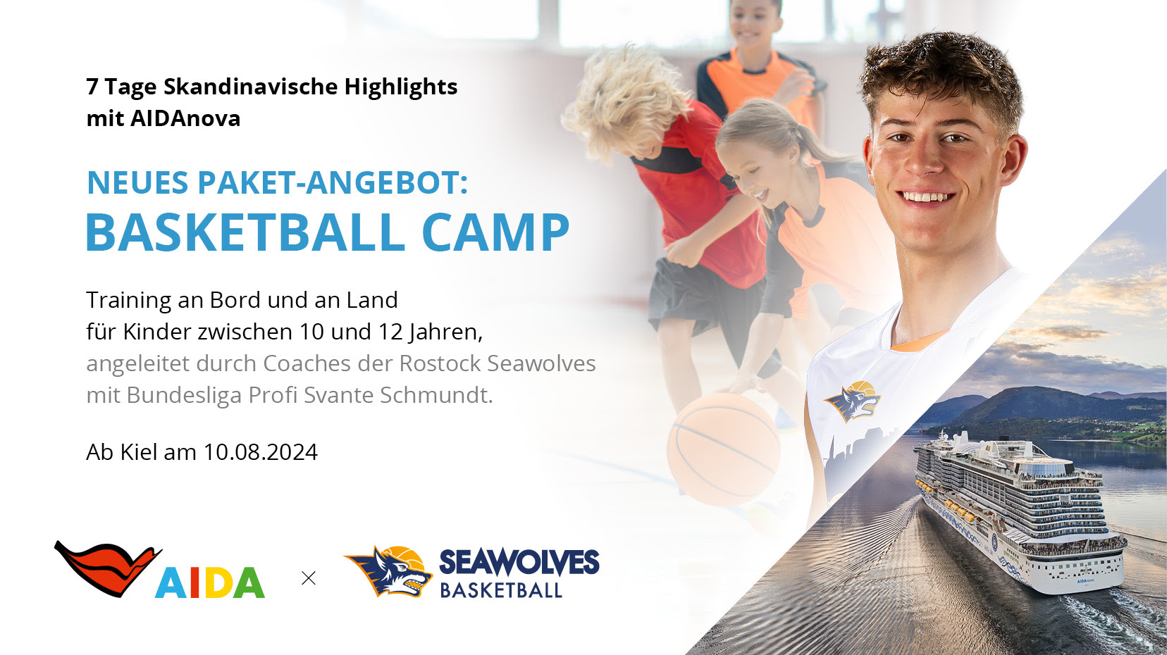 Seawolves Basketball Camp auf AIDAnova
