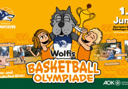 Wolfis Basketball Olympiade am 1. Juni