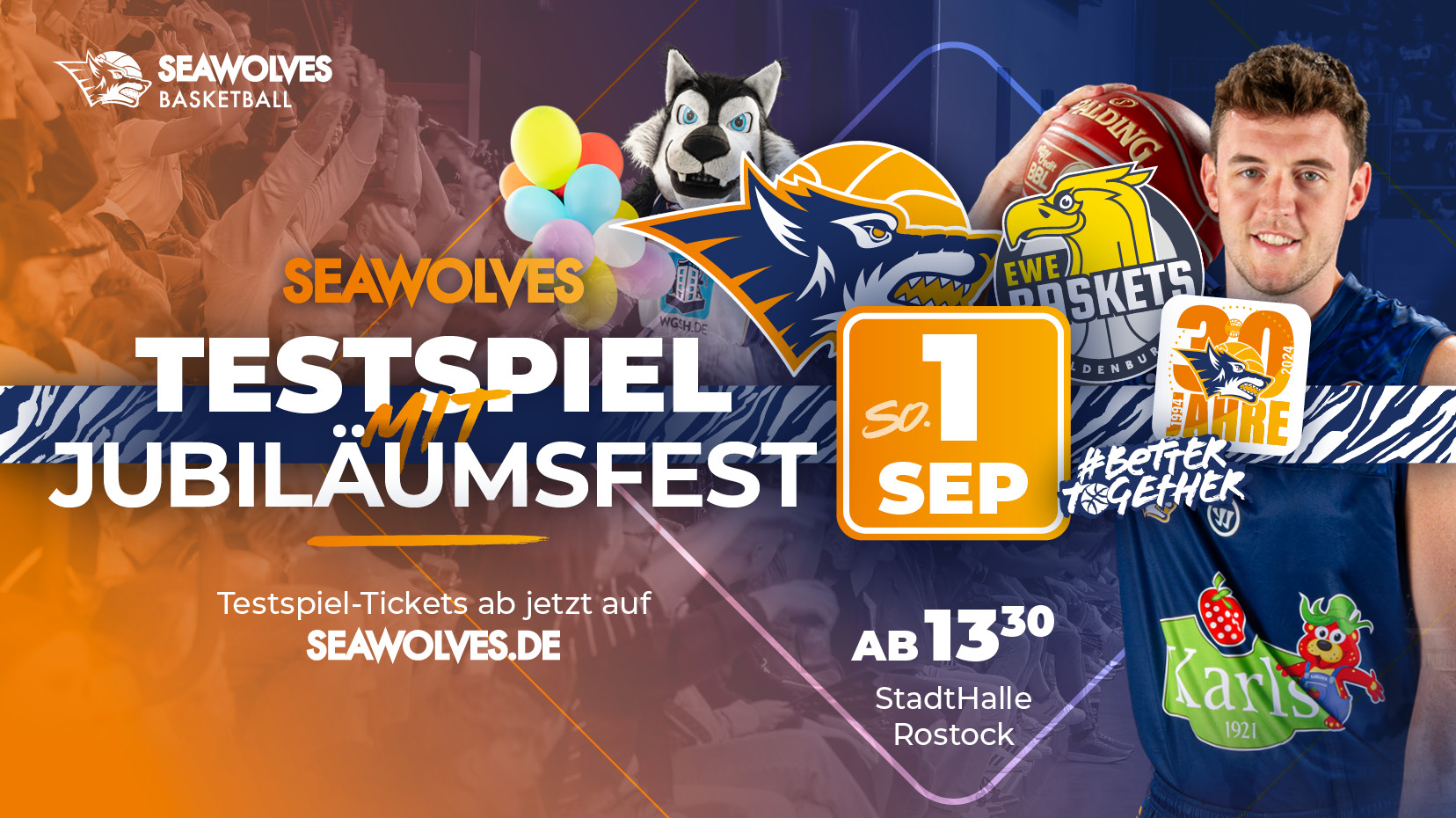 Saisoneröffnung und großes Fanfest am 1. September