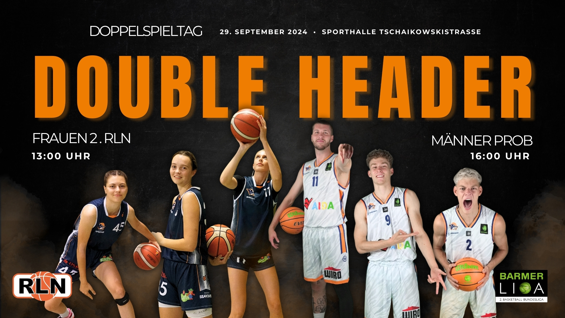 Heimspielauftakt der Frauen und in der ProB: Doubleheader am 29. September