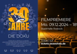 Filmpremiere “30 Jahre Rostock Seawolves” am 9. Dezember – Jetzt Tickets sichern