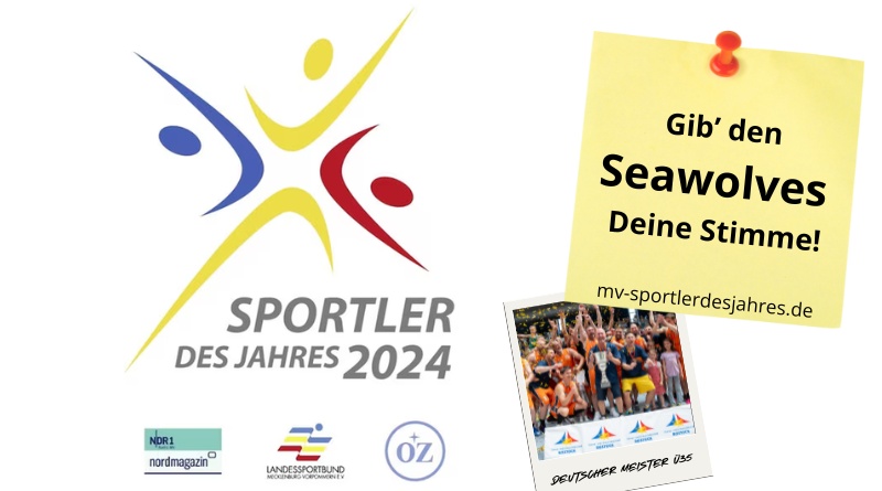 Sportlerwahl MV des Jahres 2024: Rostock Seawolves nominiert