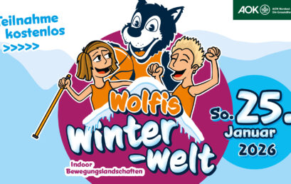 Wolfis Winterwelt 2026 für Kita-Kids