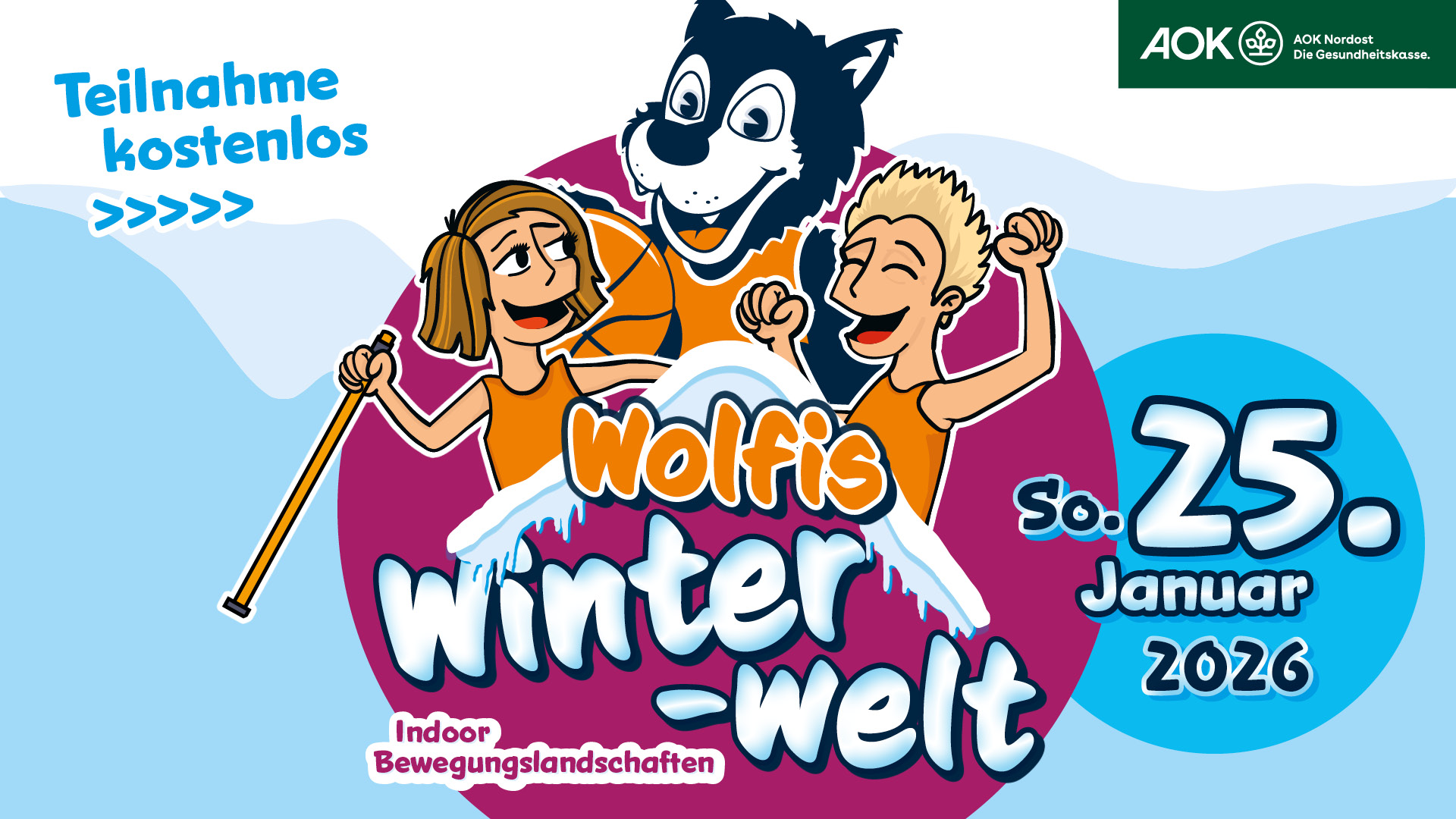 Wolfis Winterwelt 2026 für Kita-Kids