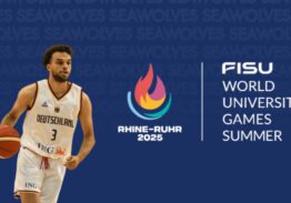 A2-Nationalmannschaft mit Elias Baggette bei der Universiade