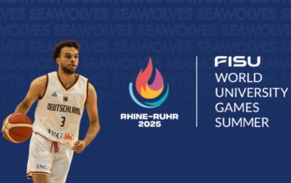 A2-Nationalmannschaft mit Elias Baggette bei der Universiade