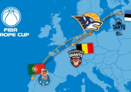 FIBA Europe Cup: SEAWOLVES treffen auf Porto, Antwerpen und Tartu