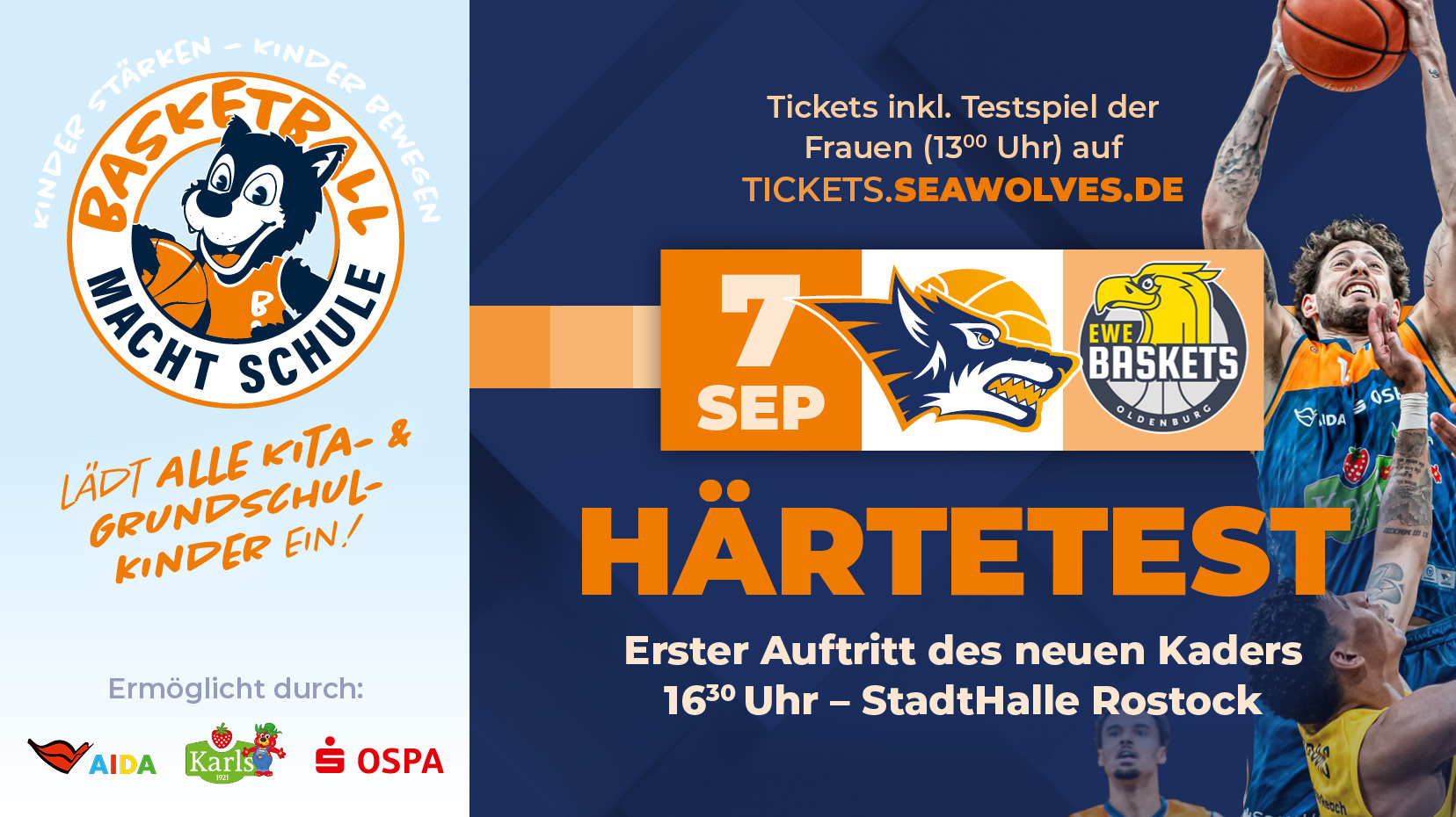Basketball macht Schule geht ins Land – Aktionsspieltag am 7. September Basketball macht Schule geht ins Land – Aktionsspieltag am 7. September