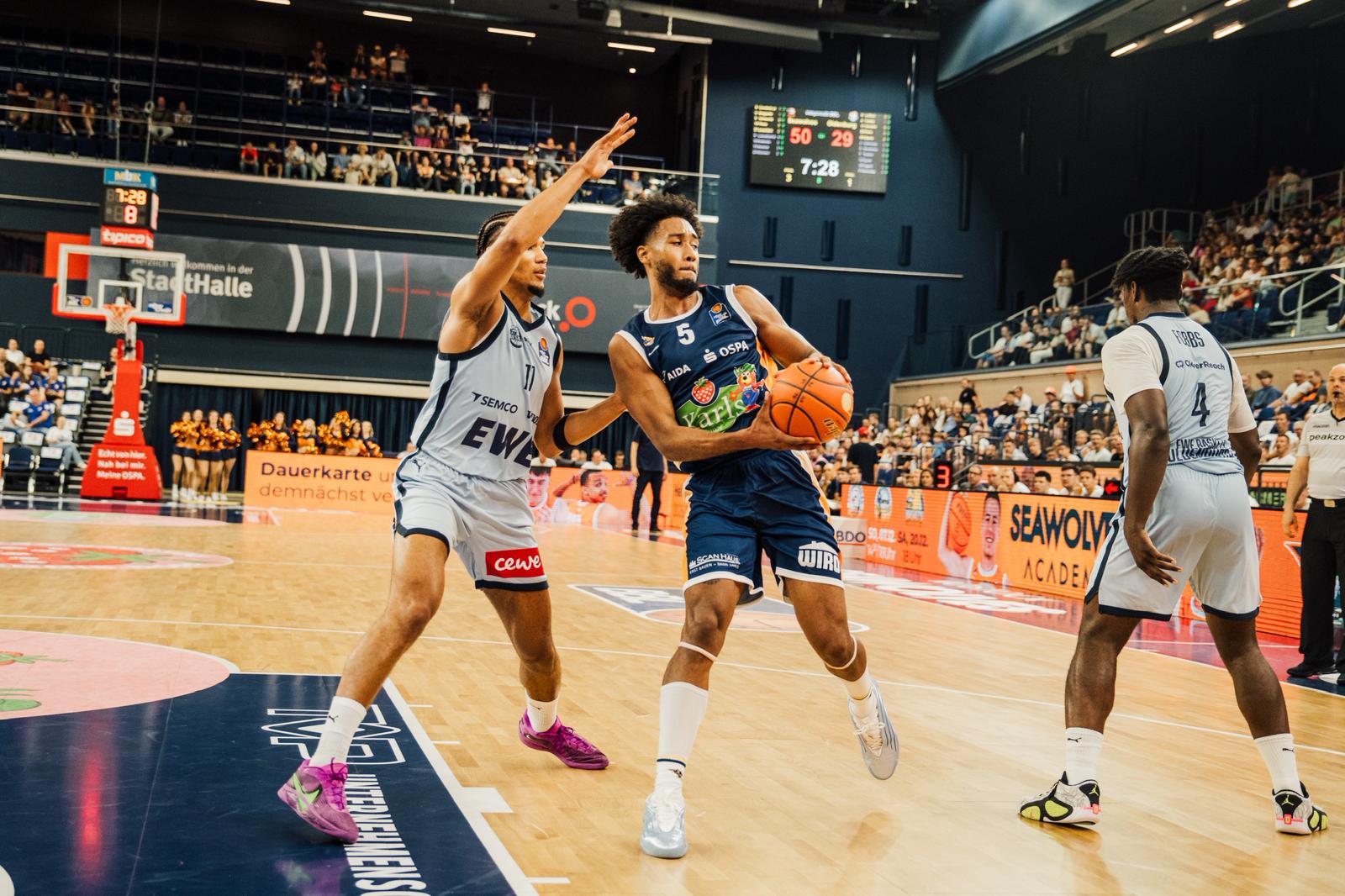 SEAWOLVES gewinnen Härtetest gegen Oldenburg