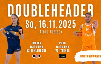 Double Header am Sonntag in der Arena Rostock