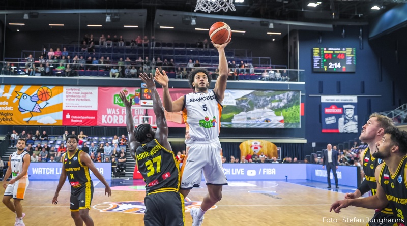 FIBA Europe Cup: SEAWOLVES starten mit Heimsieg gegen Trefl Sopot in zweite Runde