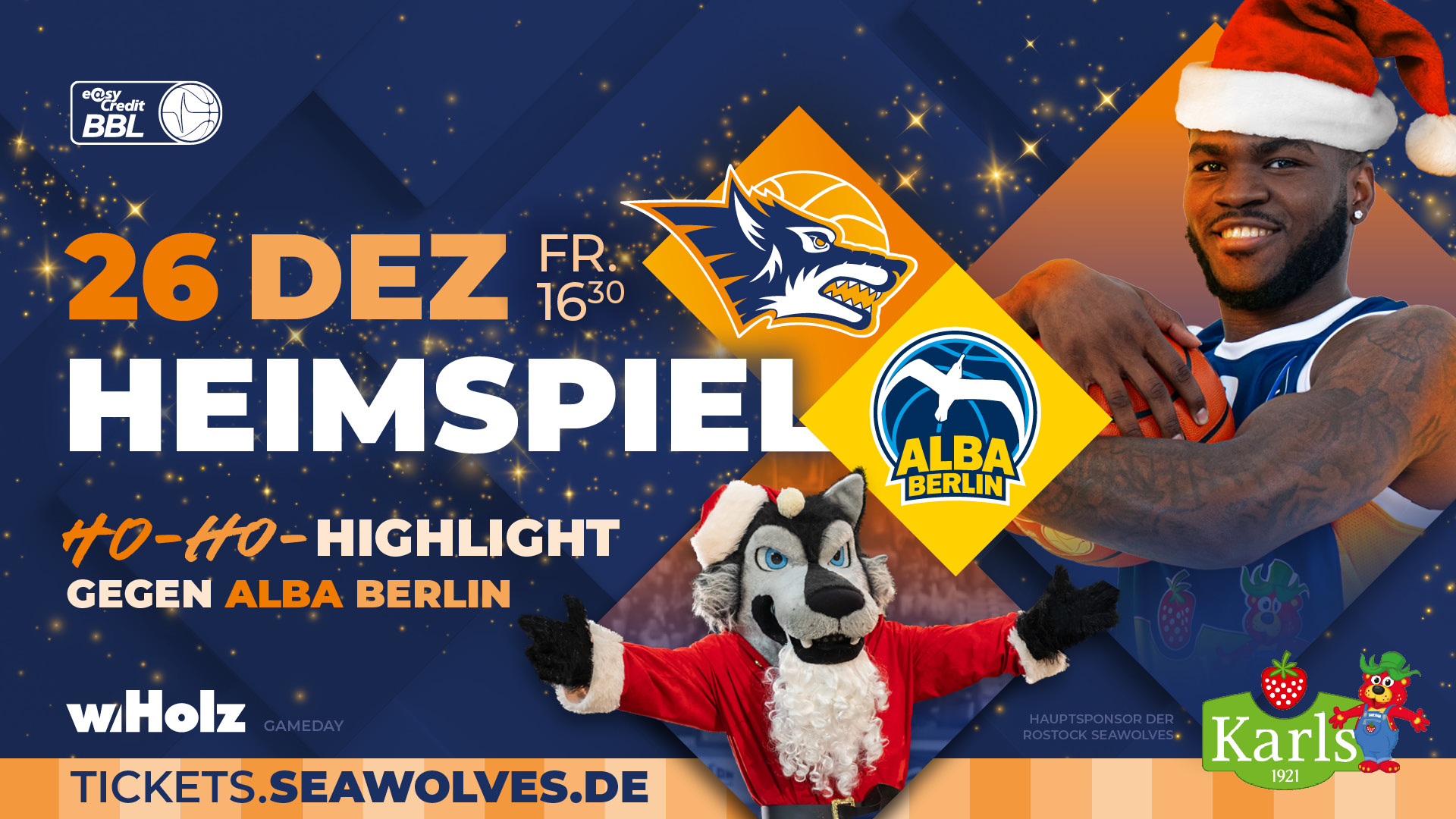 w.Holz Weihnachtsspieltag gegen ALBA Berlin