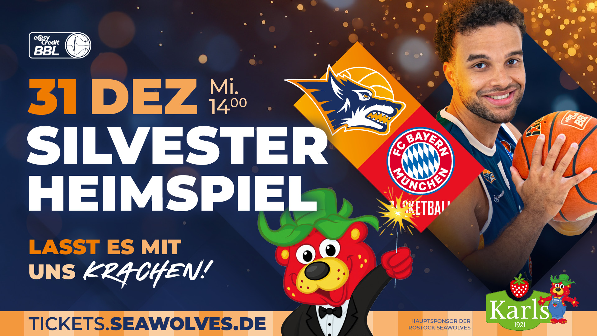 KARLS präsentiert den Silvesterkracher gegen FC Bayern