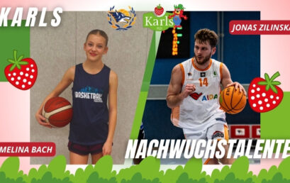 KARLS Nachwuchstalente im November: Melina Bach und Jonas Zilinskas