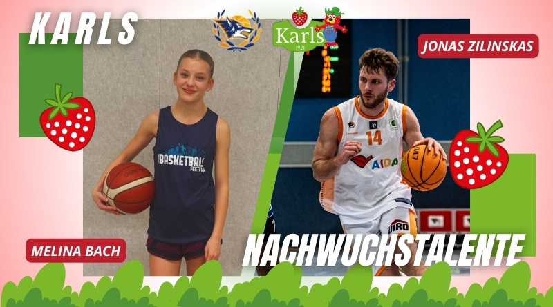 KARLS Nachwuchstalente im November: Melina Bach und Jonas Zilinskas