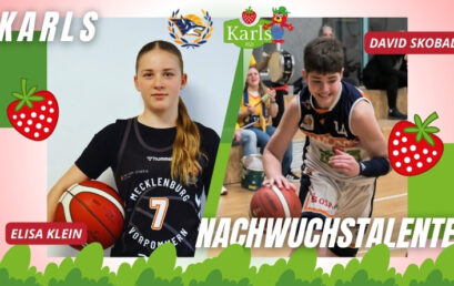 KARLS Nachwuchstalente im Dezember: Elisa Klein und David Škobalj