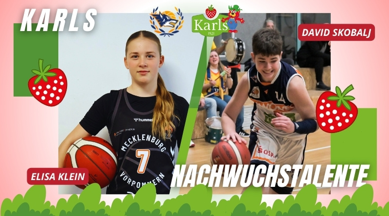 KARLS Nachwuchstalente im Dezember: Elisa Klein und David Škobalj