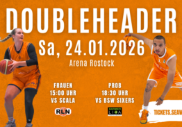 Double Header am 24. Januar in der Arena Rostock