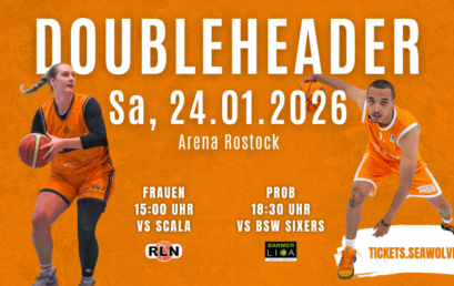 Double Header am 24. Januar in der Arena Rostock