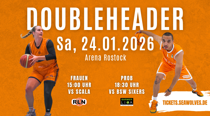 Double Header am 24. Januar in der Arena Rostock