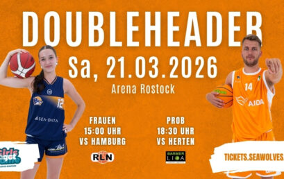 Double Header am 21. März in der Arena Rostock