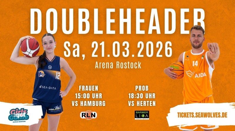 Double Header am 21. März in der Arena Rostock Double Header am 21. März in der Arena Rostock