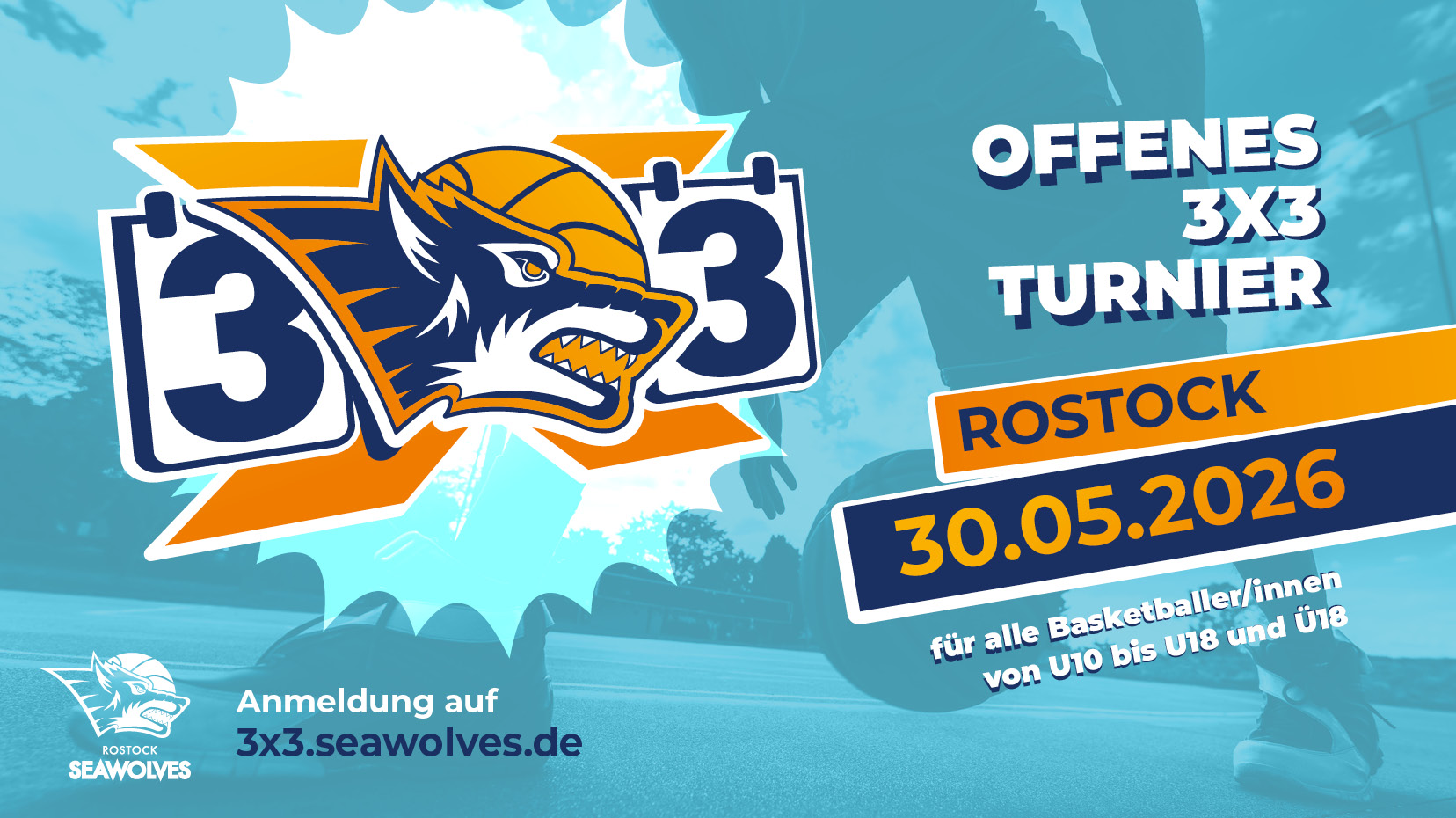 Jetzt anmelden: 3×3 Streetball am 30. Mai in Rostock