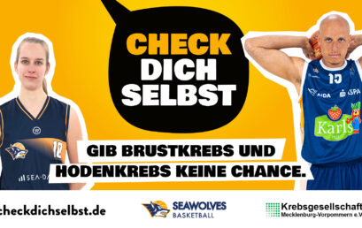 Seawolves unterstützen Kampagne der Krebsgesellschaft MV
