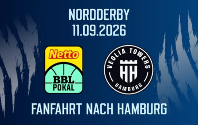 Fanfahrt zum Nordderby am 11.09. im Netto BBL Pokal